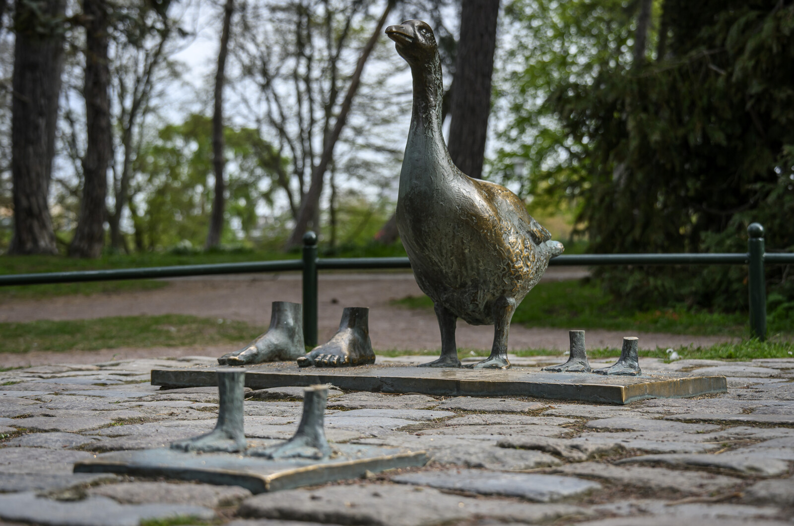 Missing Bronze Goose from Malmö