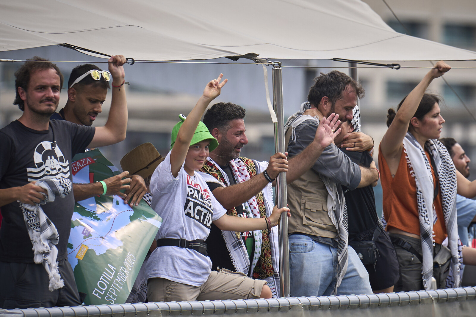 Greta Thunberg Joins Gaza Convoy Resuming Voyage from Barcelona