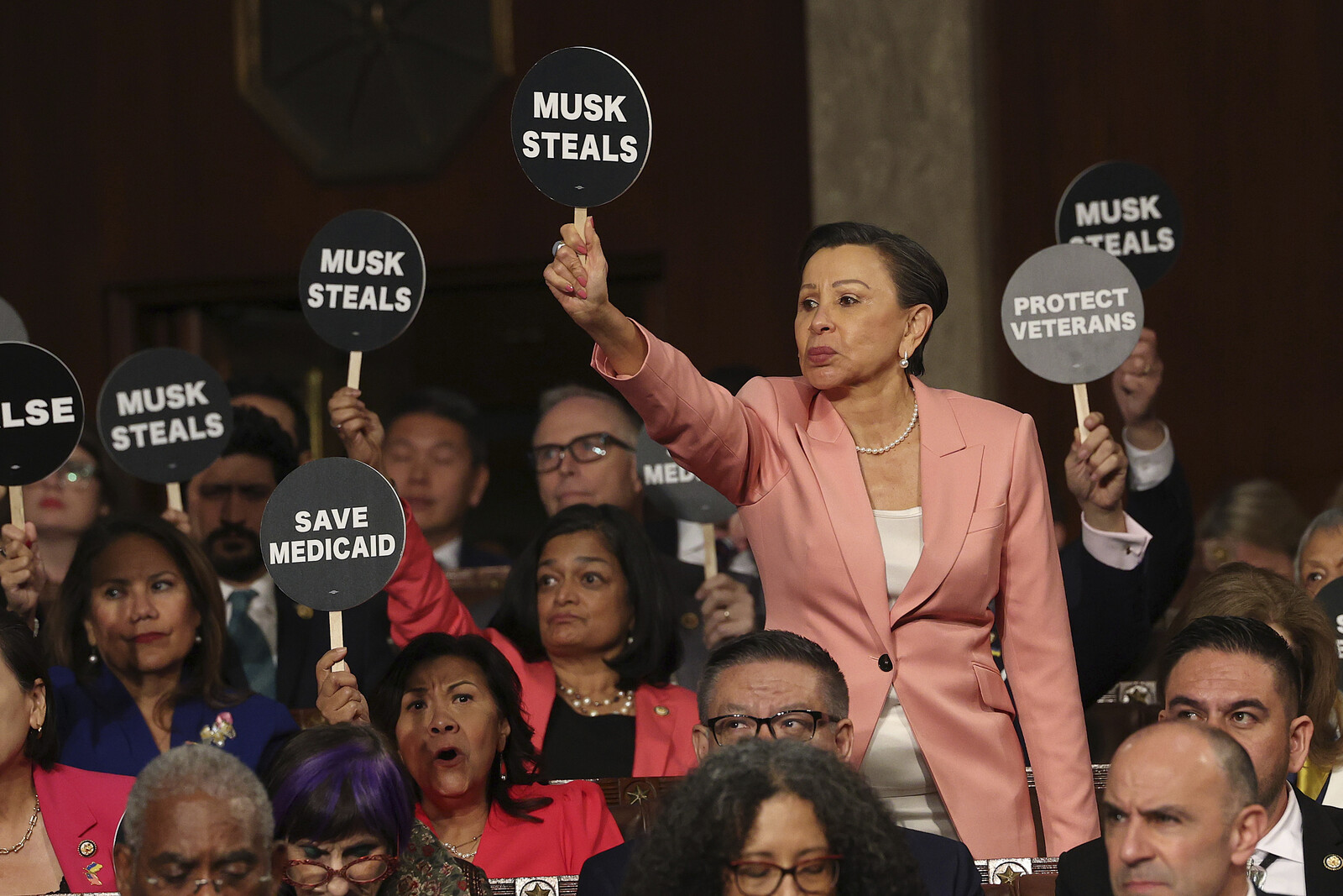 Democrats Disrupt Trump's Speech with