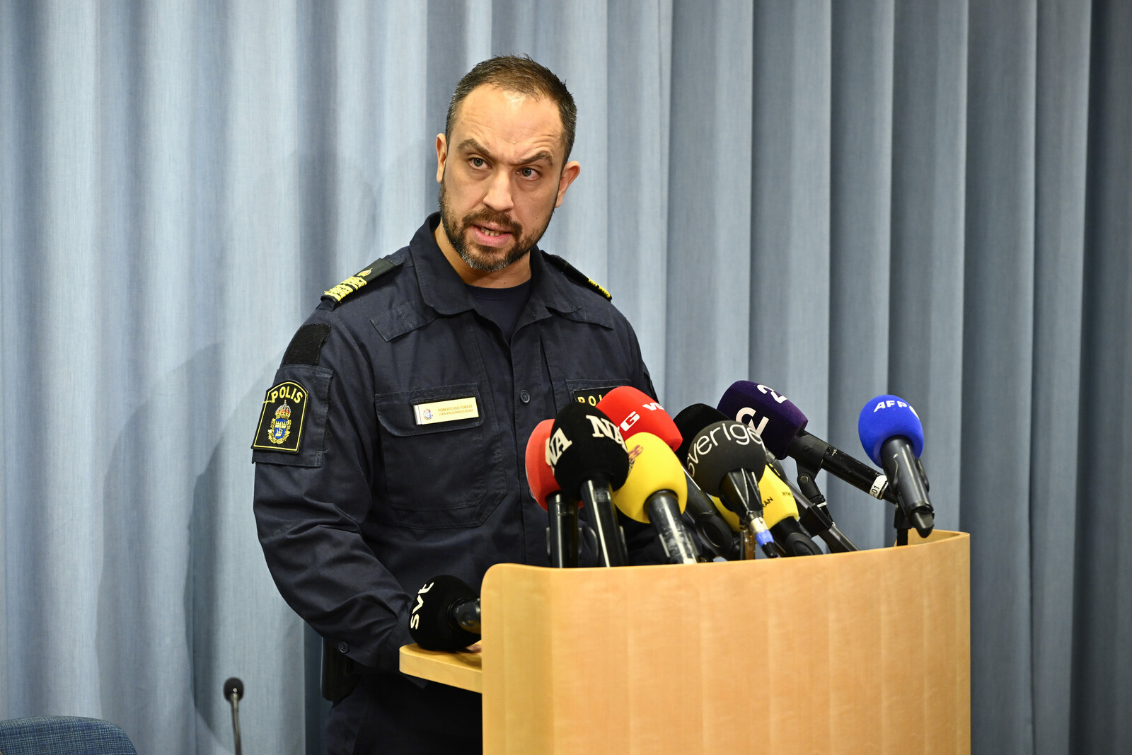 The Police Entered Within a