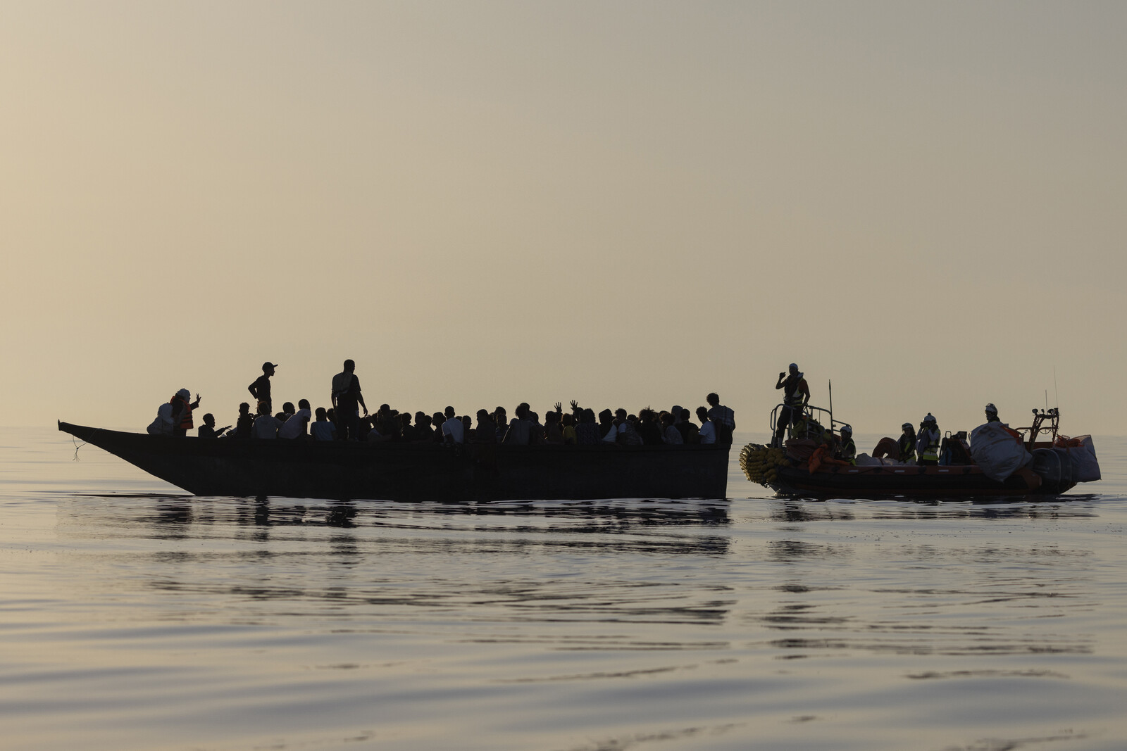 54 Migrants Rescued from Abandoned