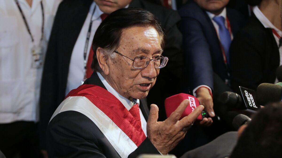 José María Balcázar appointed interim president in Peru