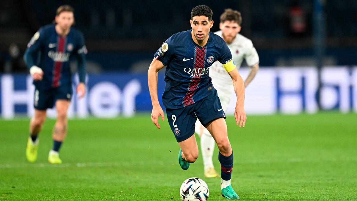 Hakimi in PSG's starting eleven despite rape accusation