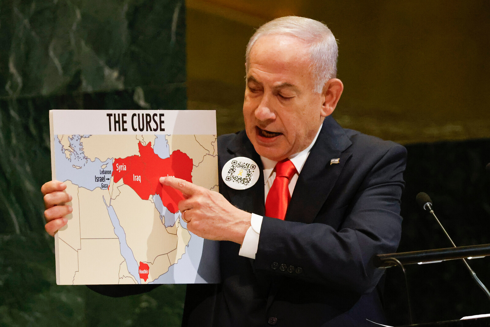 Netanyahu's UN Speech Amplified in