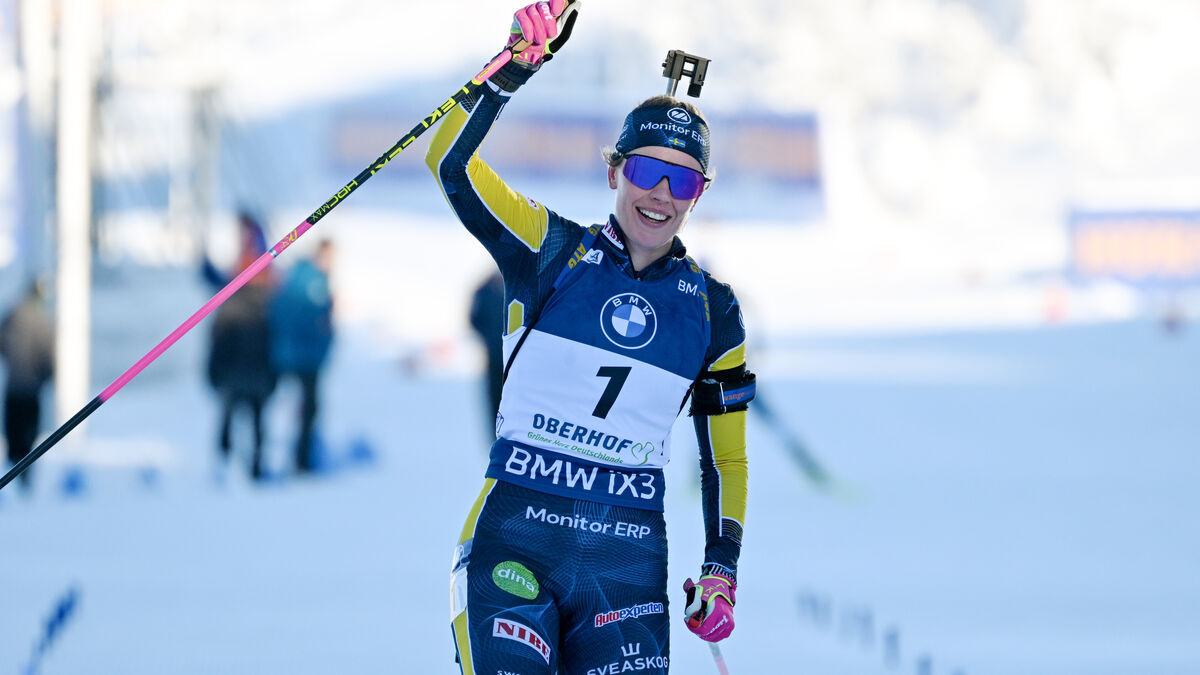 Sweden won the biathlon mixed