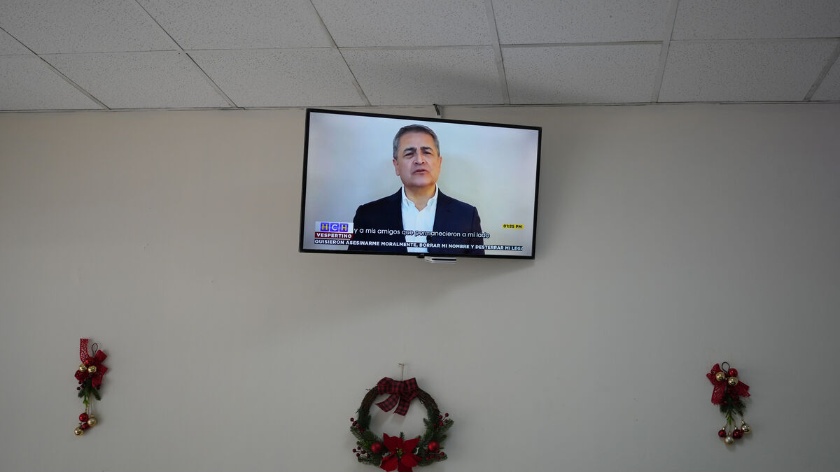 Honduras ex-president Juan Orlando Hernández returns home after Trump pardon