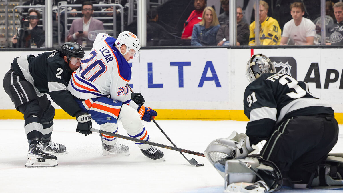 Los Angeles approaches playoffs after Forsberg's 27 saves in 1-0 win over Edmonton