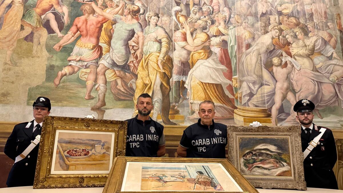 Italian police recover stolen Renoir, Cézanne and Matisse paintings after museum raid