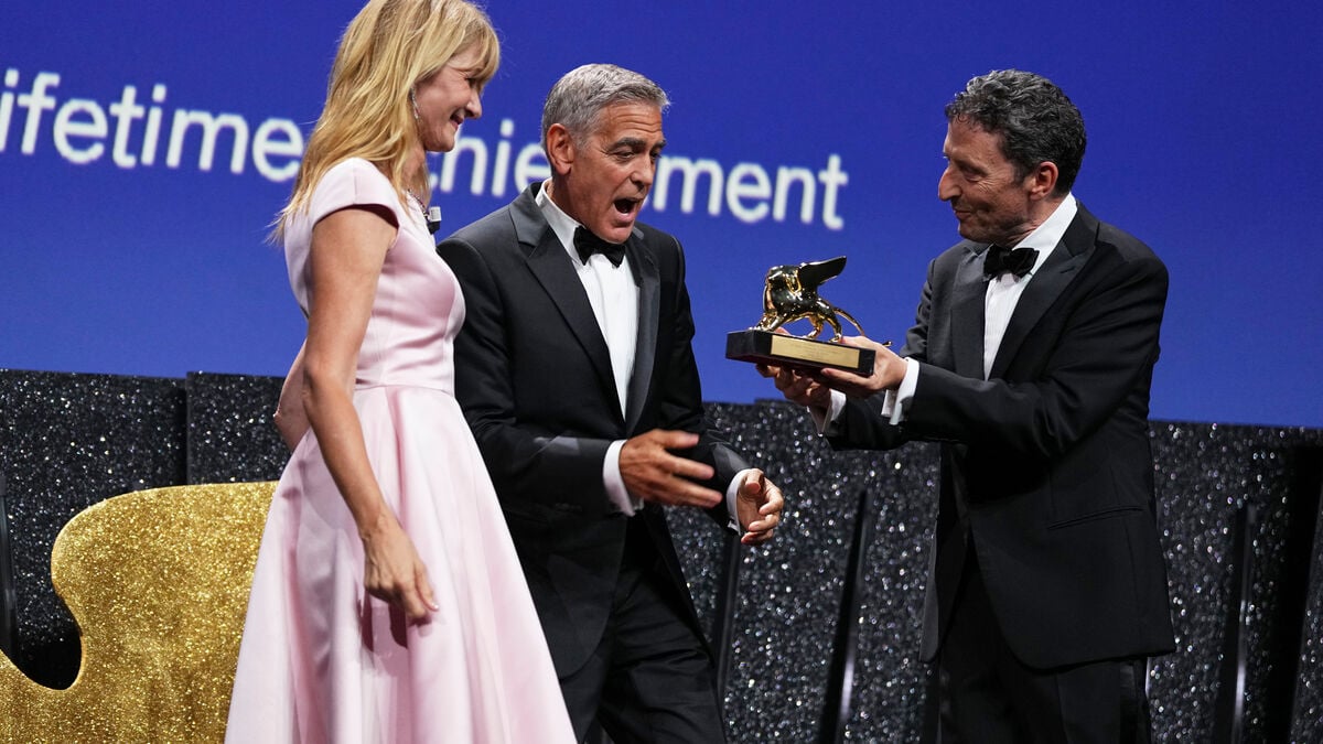 George Clooney receives honorary Golden Lion at Venice Film Festival