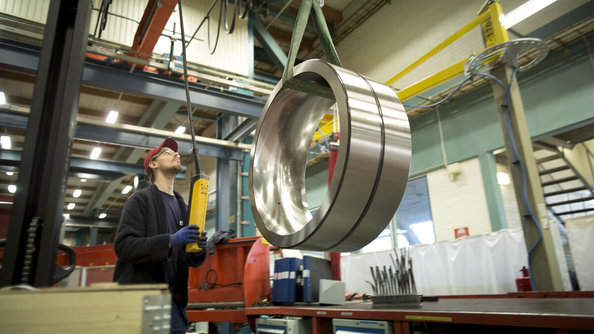 Industry order intake falls in March