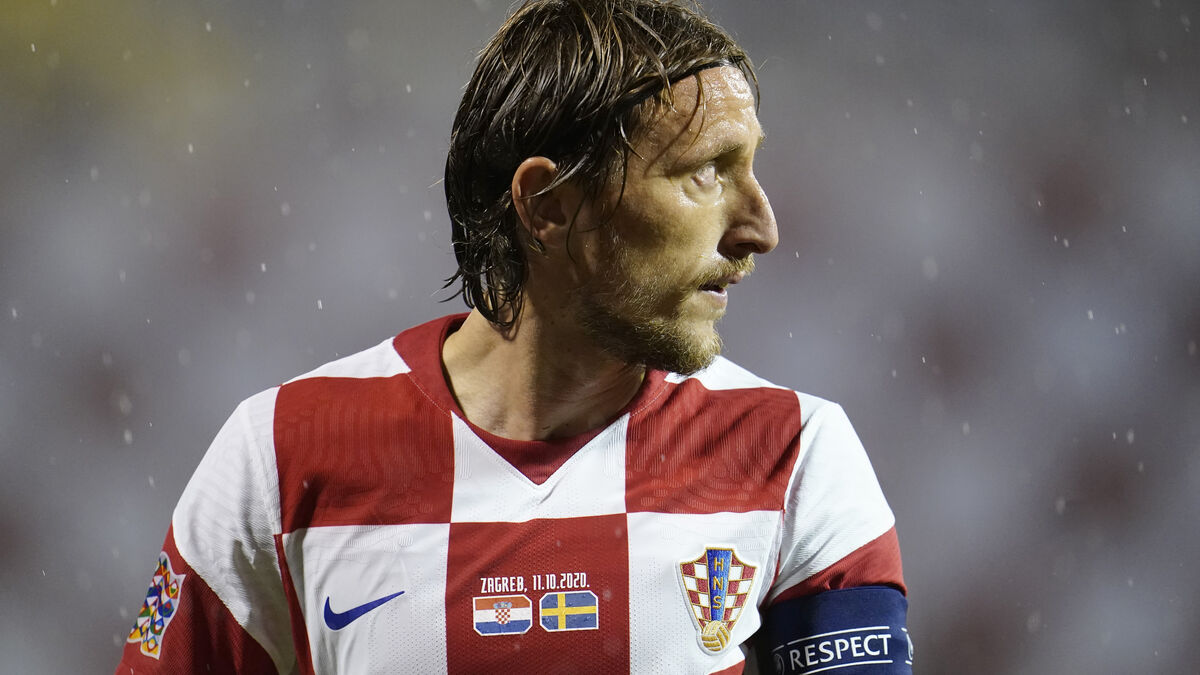 40-year-old Luka Modrić qualified for the World Cup despite facial fracture