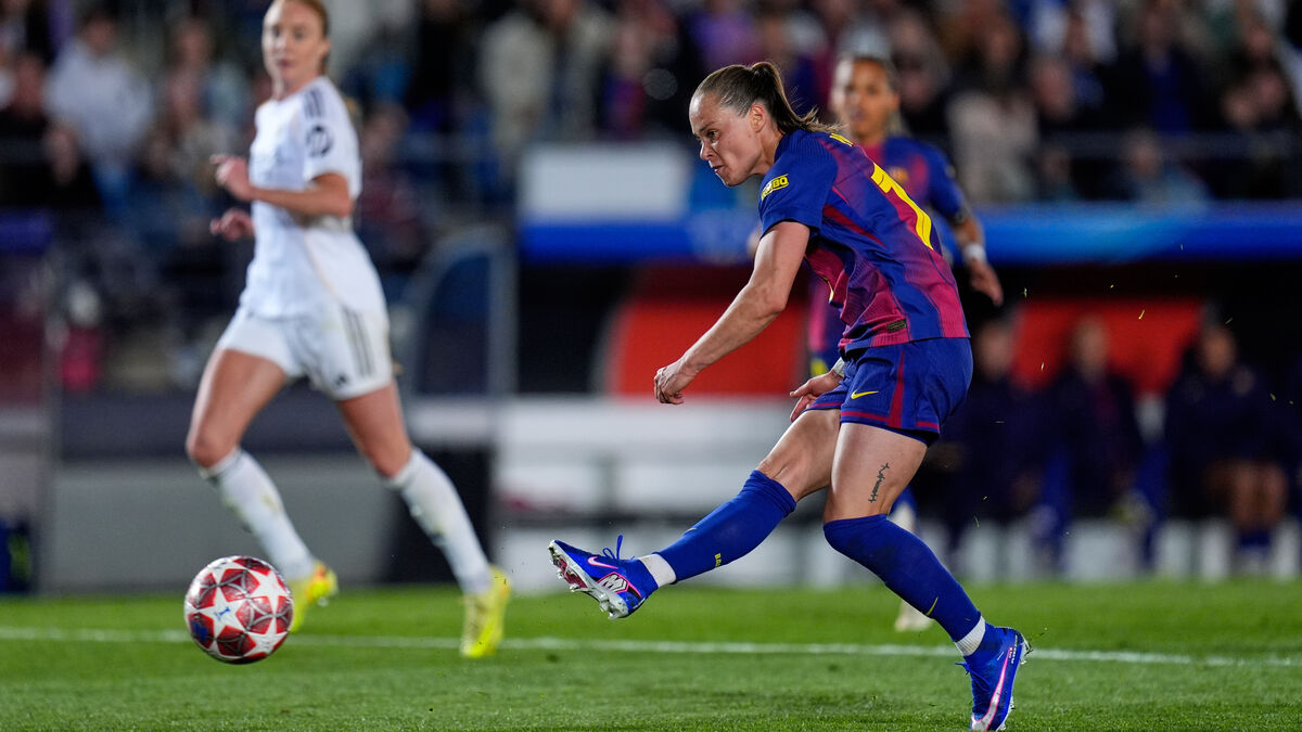 Barcelona overcame Real Madrid 6–2 in Champions League quarter-finals