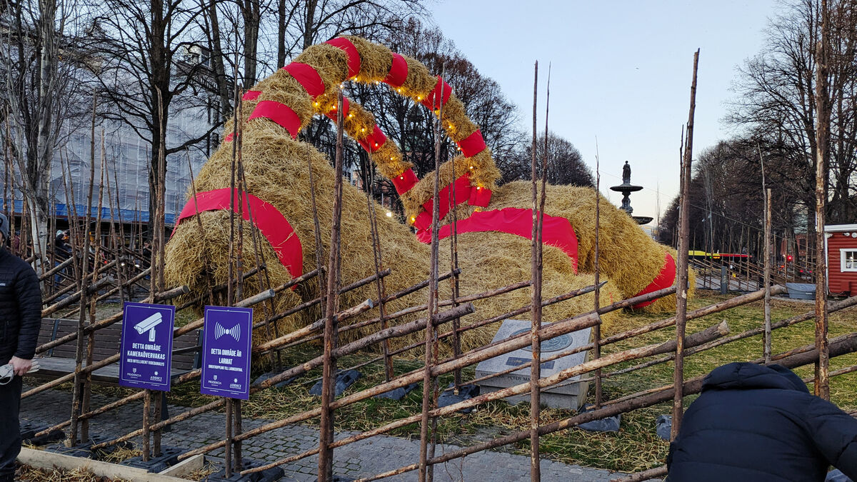 Gävle goat fell over in strong winds