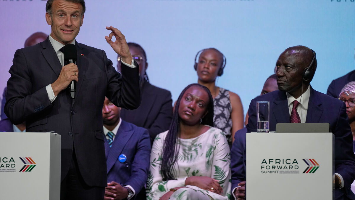 Macron Interrupted in Kenya, Described