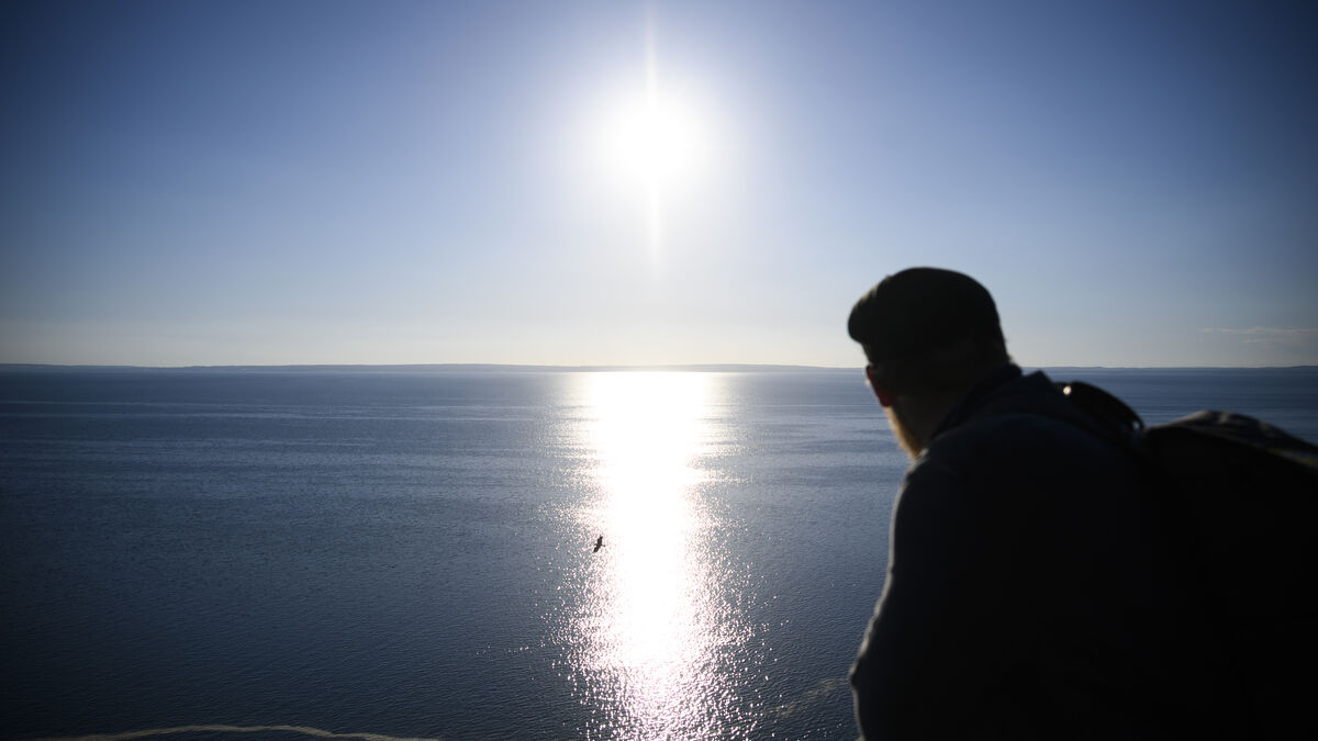 Lake Vättern is shrinking - the lowest level in seven years