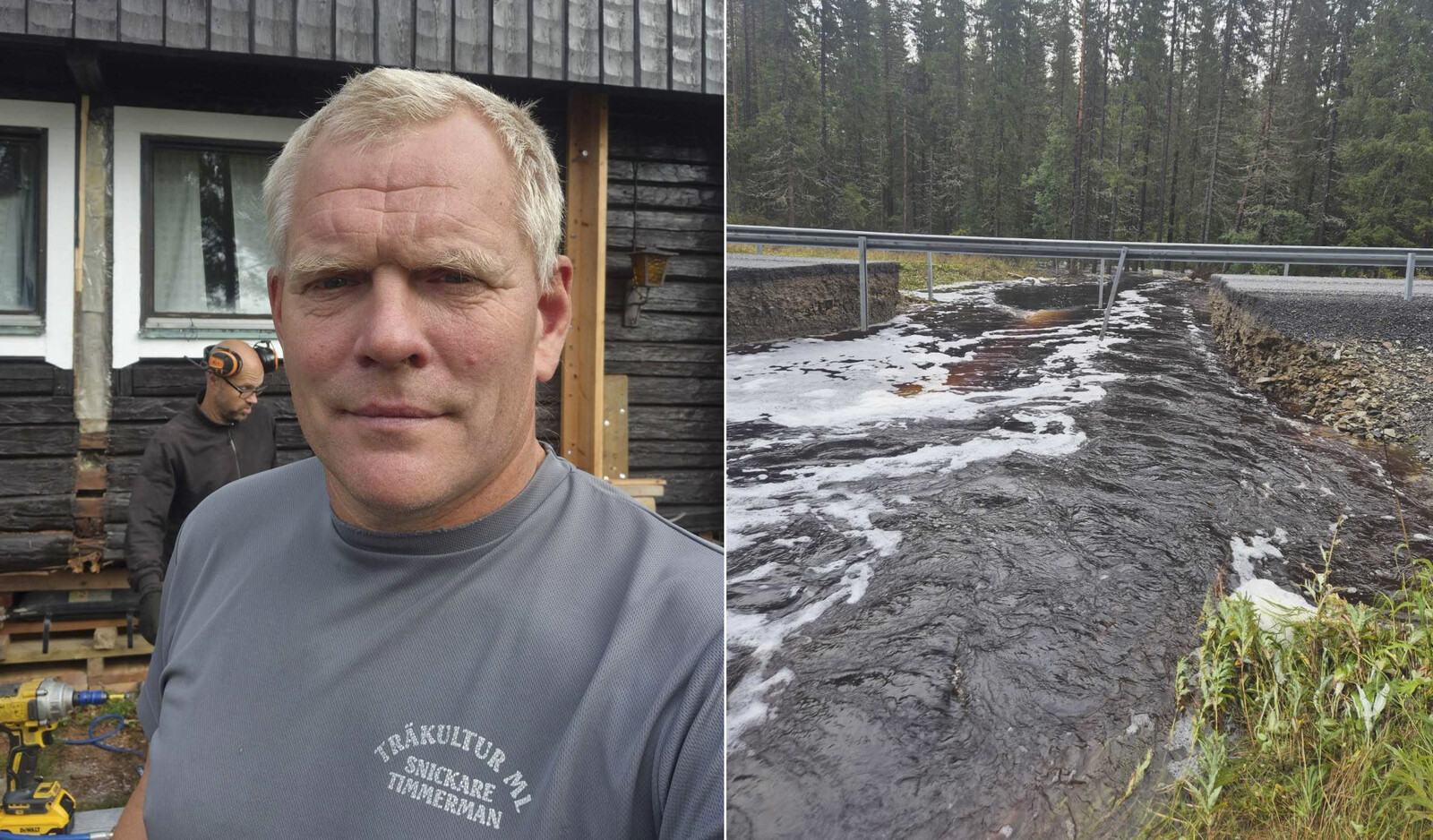 Heavy Rainfall Splits School Route in Degersjö, Extends Journey