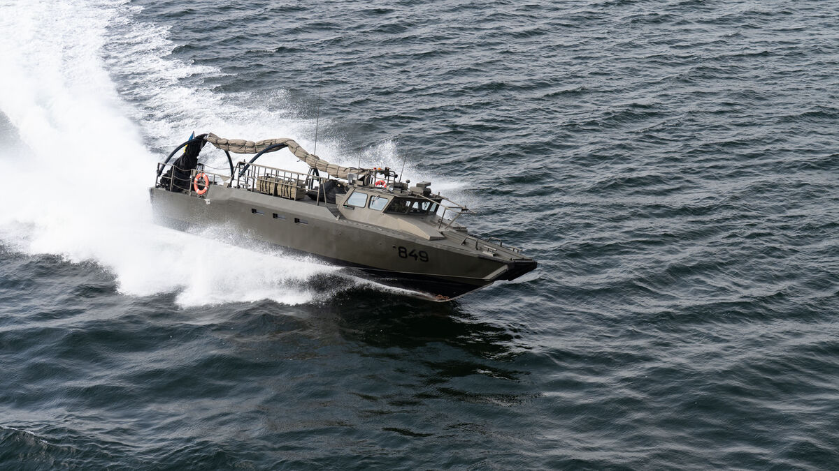 Ukrainian sailors in Sweden – being trained for combat