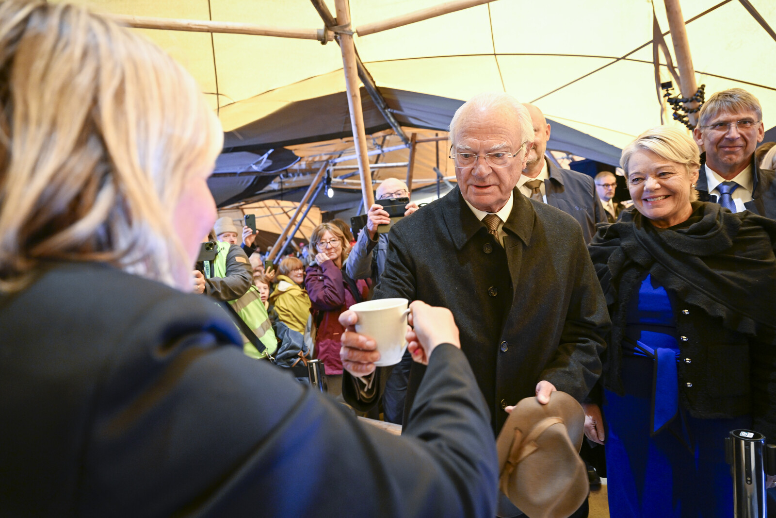 King Carl Gustaf Attends Kiruna Church Move and Sets Coffee World Record