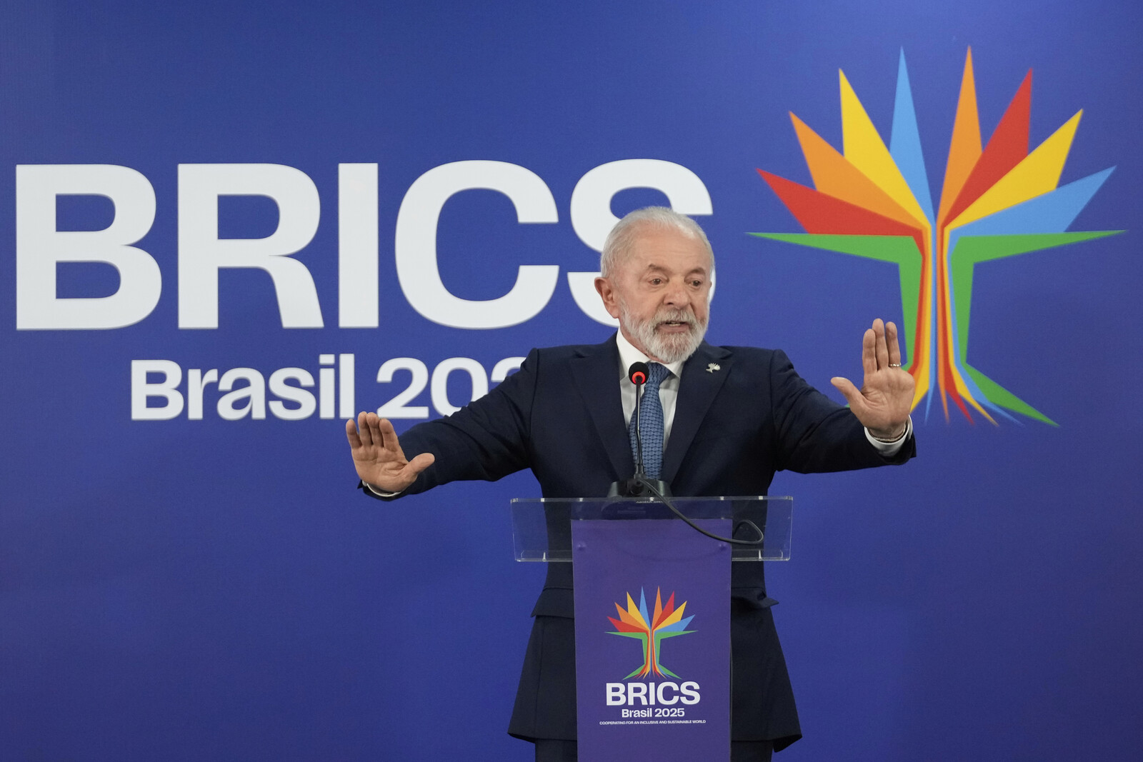 Brazil's Lula Criticizes Trump's Tariffs at Brics Meeting