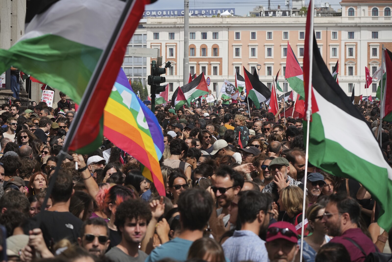 Thousands Join Pro-Palestinian Protests Across