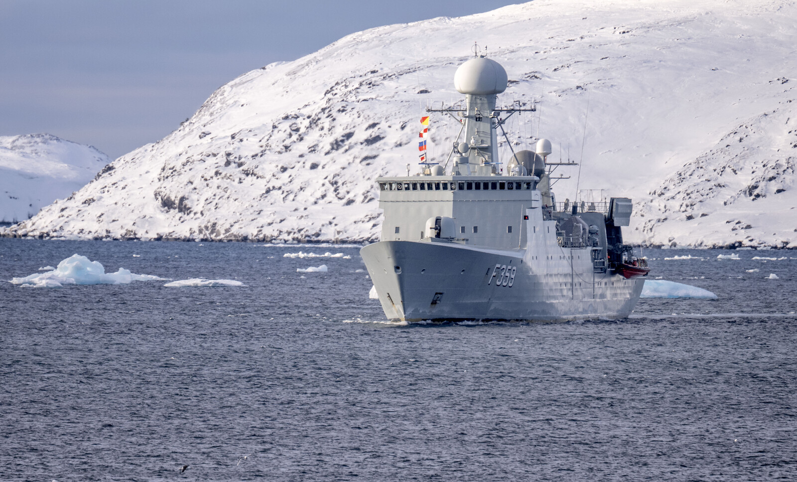 Danish Navy Monitors Greenland Amid