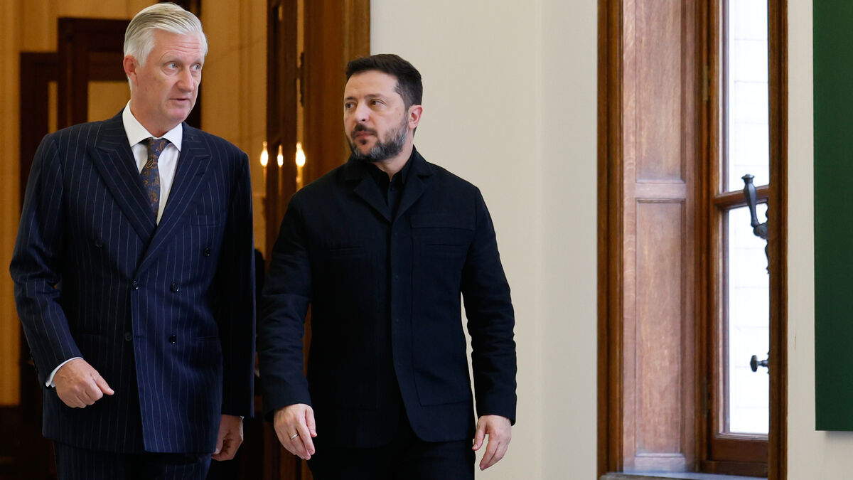 Zelenskyy Meets Belgian King and