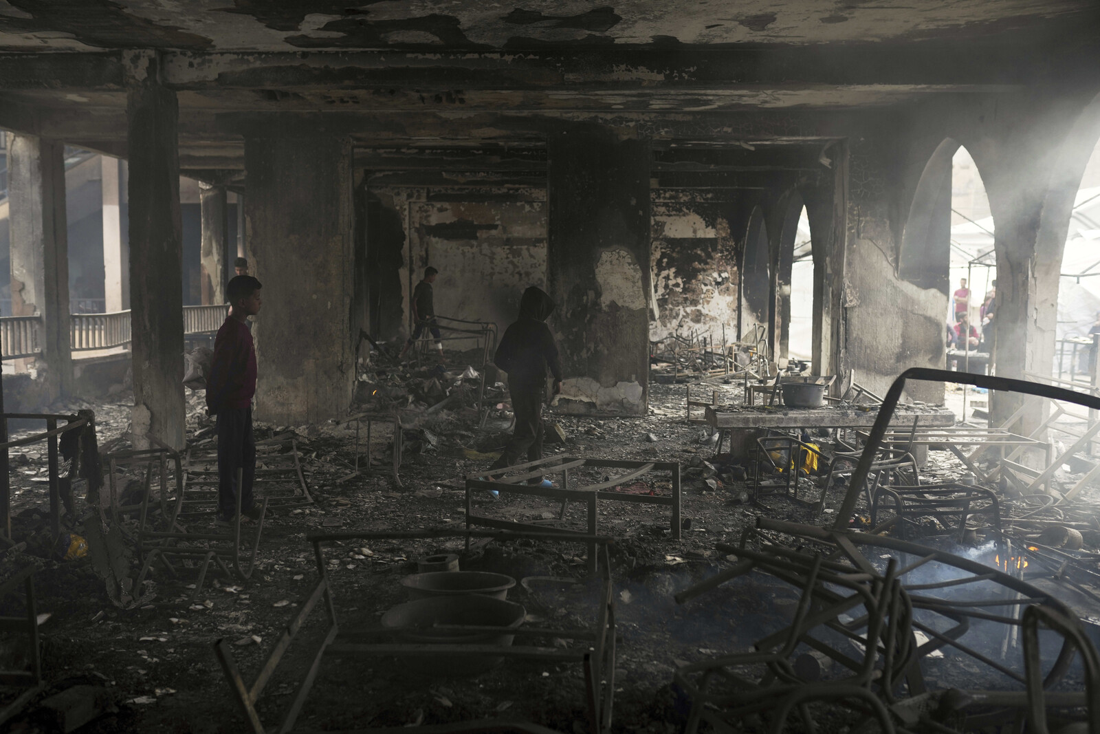 Israeli Attack on Gaza School