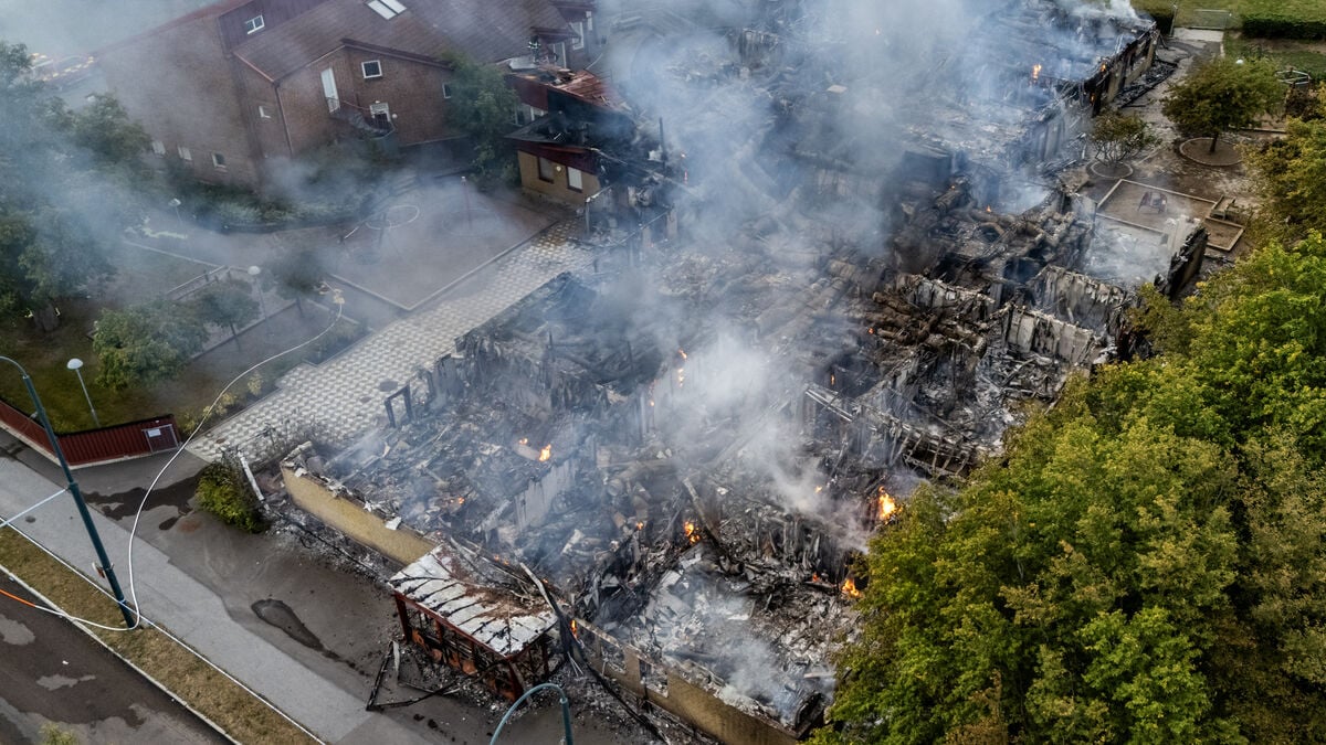 Preschool in Landskrona destroyed in
