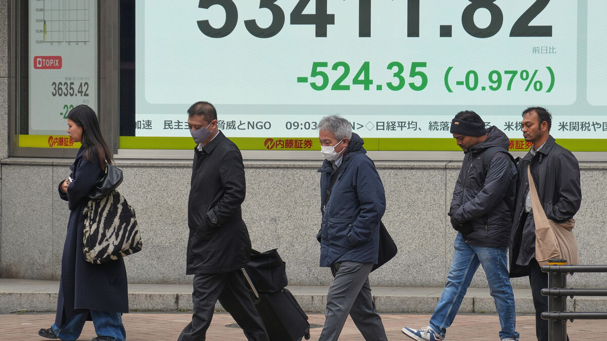 Tariff worries cause declines in