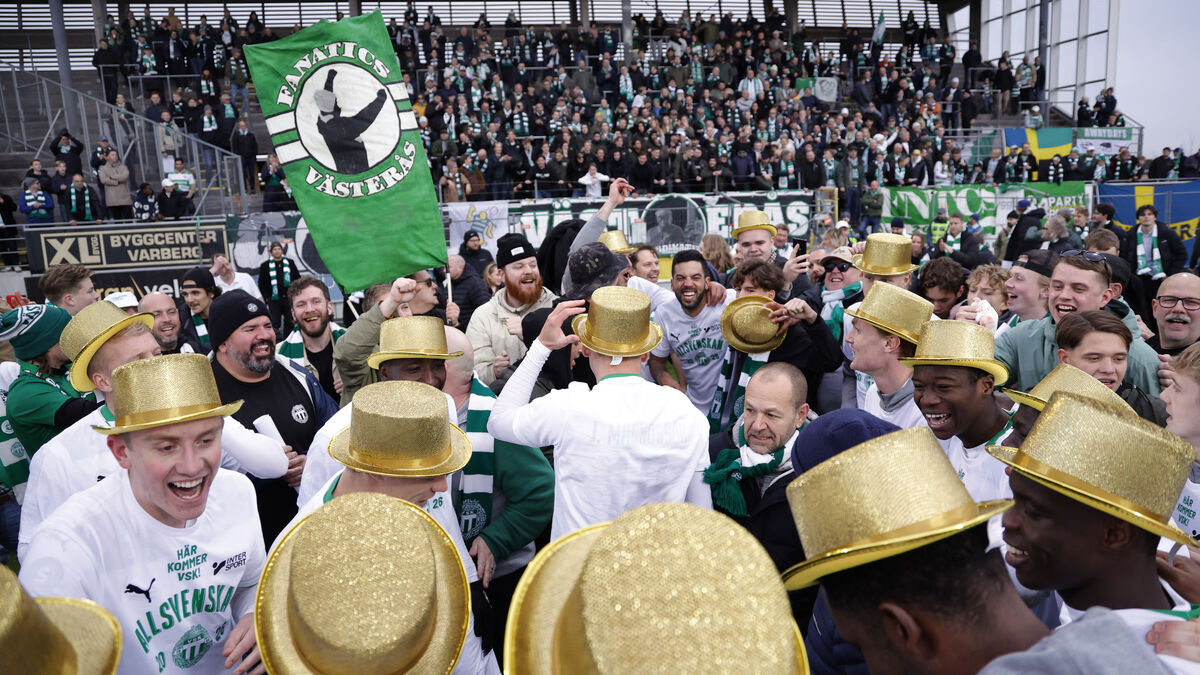 Västerås players Sidy Sow and