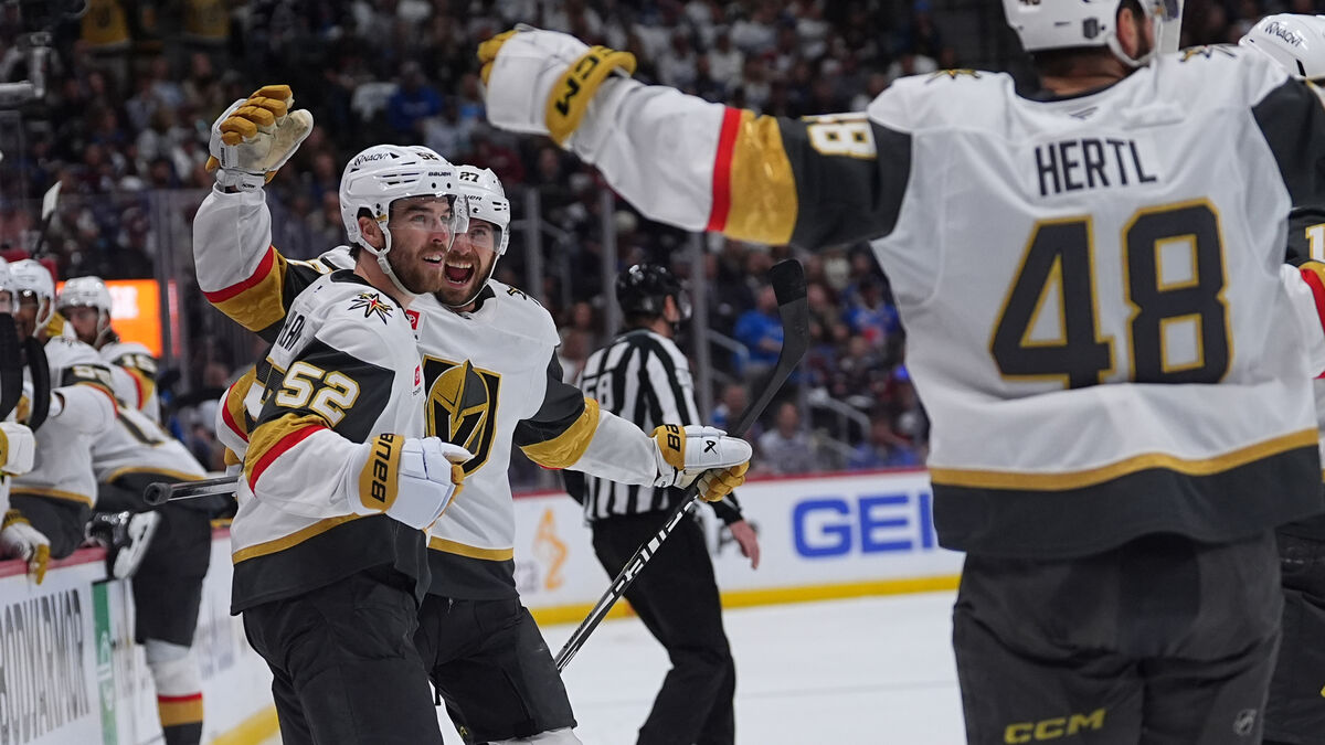 Vegas shocked Colorado in first Stanley Cup semifinal game