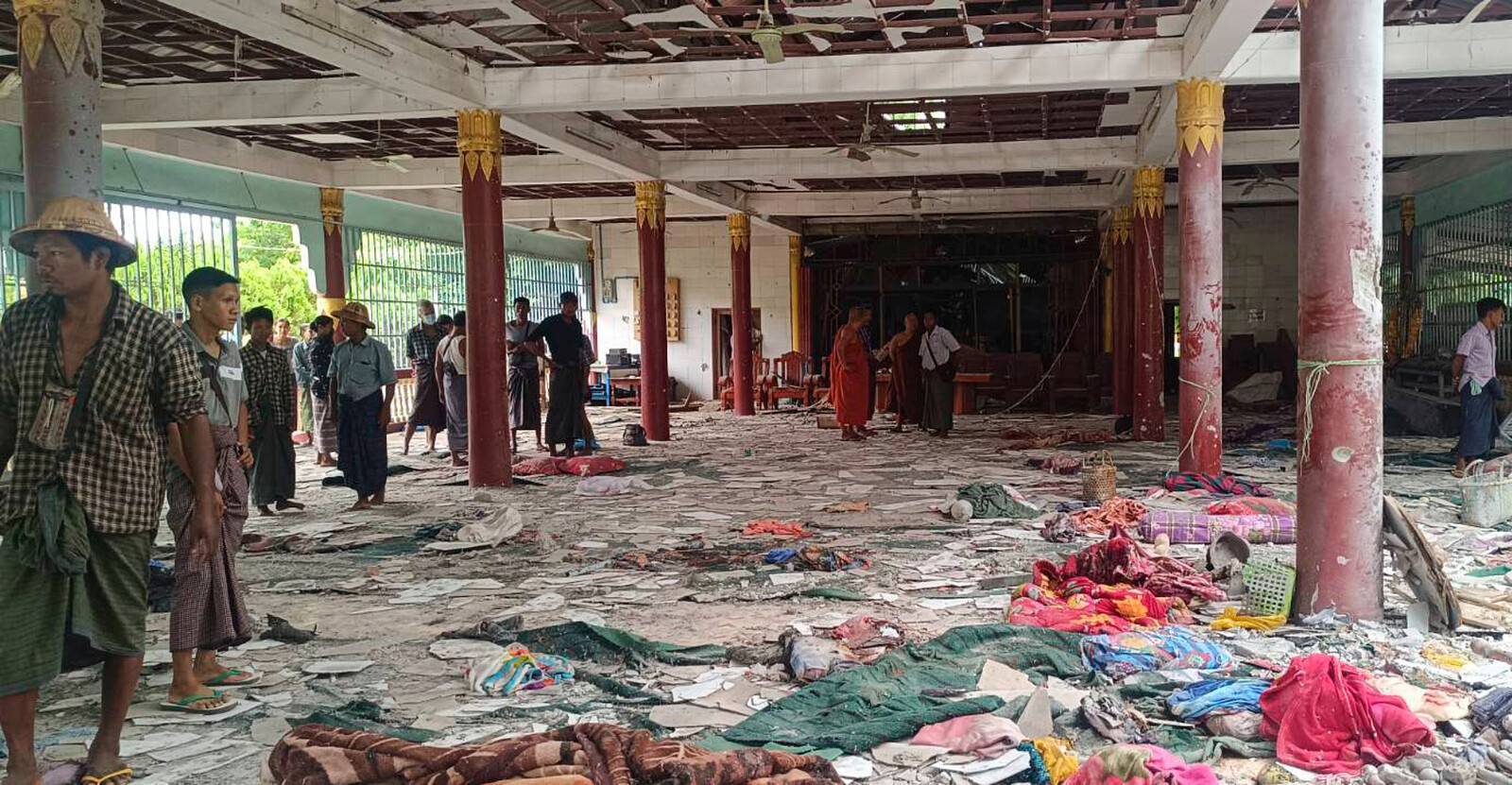Airstrike on Myanmar Buddhist Monastery