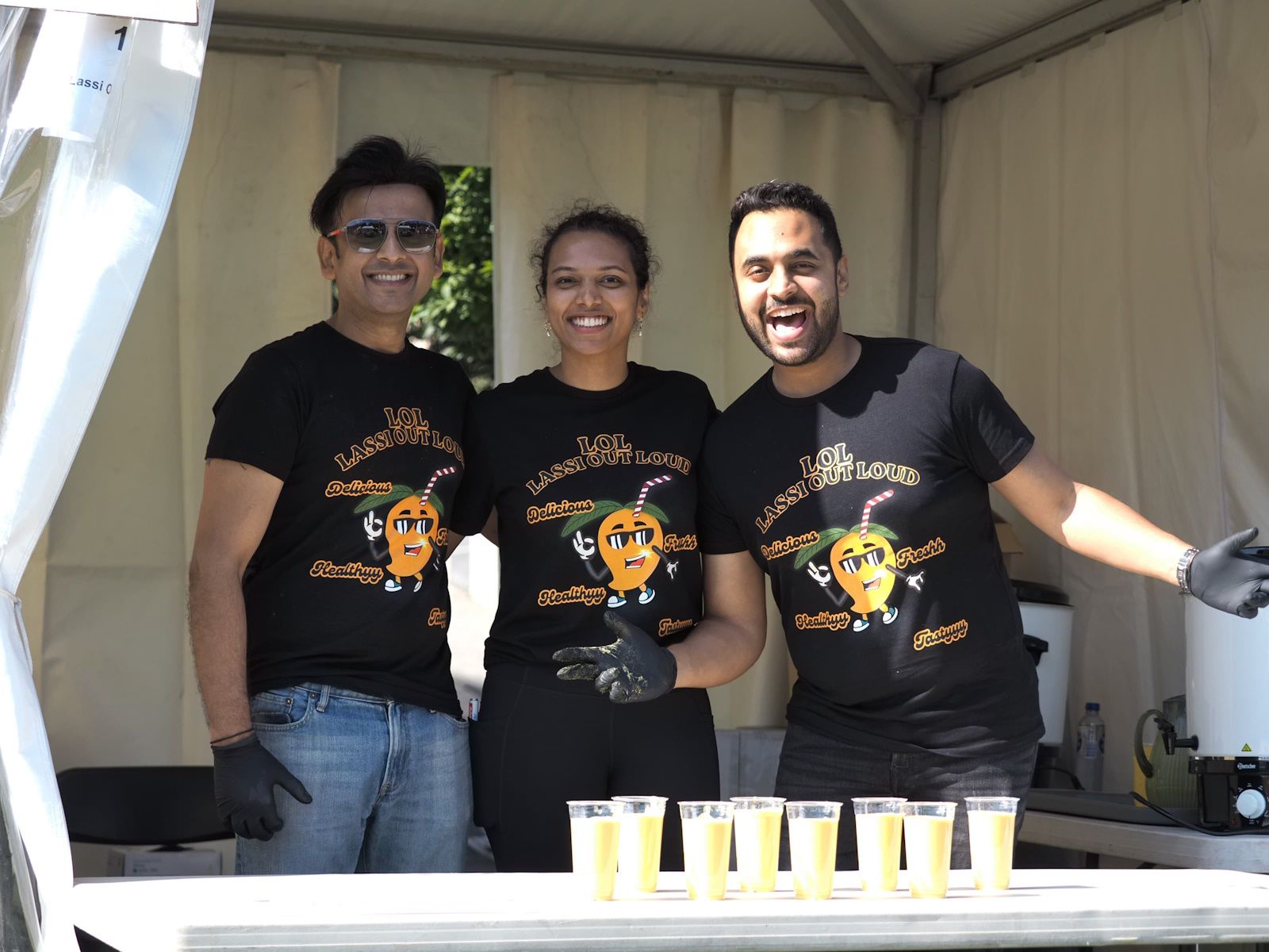 LOL stand at the Namaste Festival